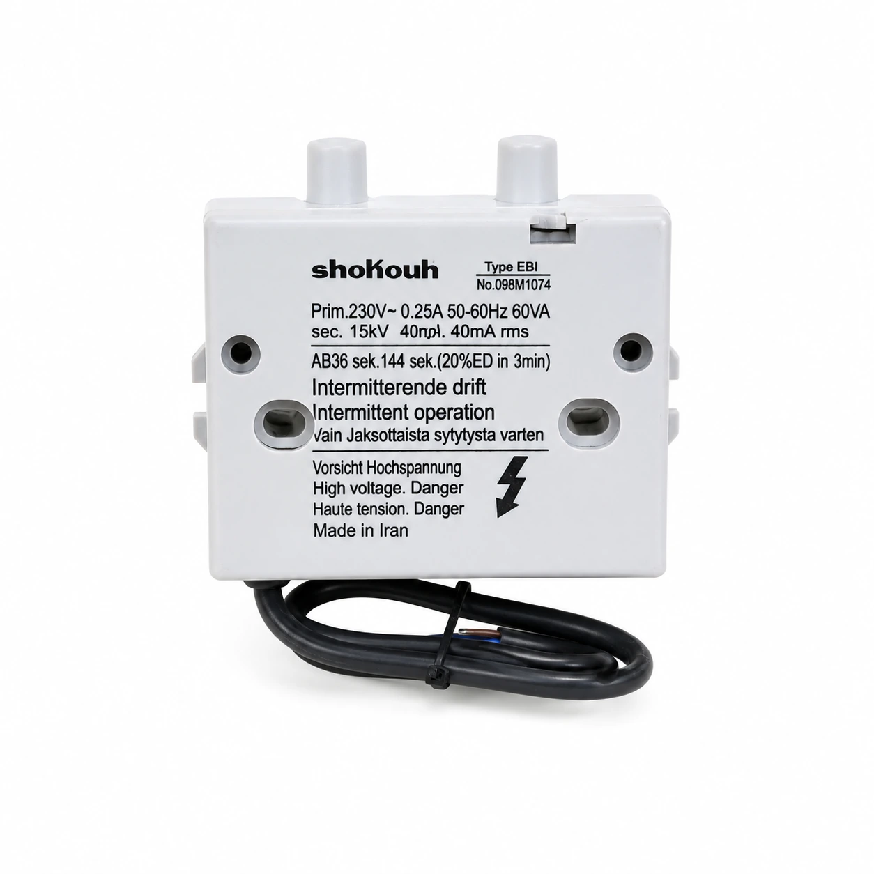 Shokouh EBI 15 kV Alışdırma Transformatoru (Trafo) – 098M1074