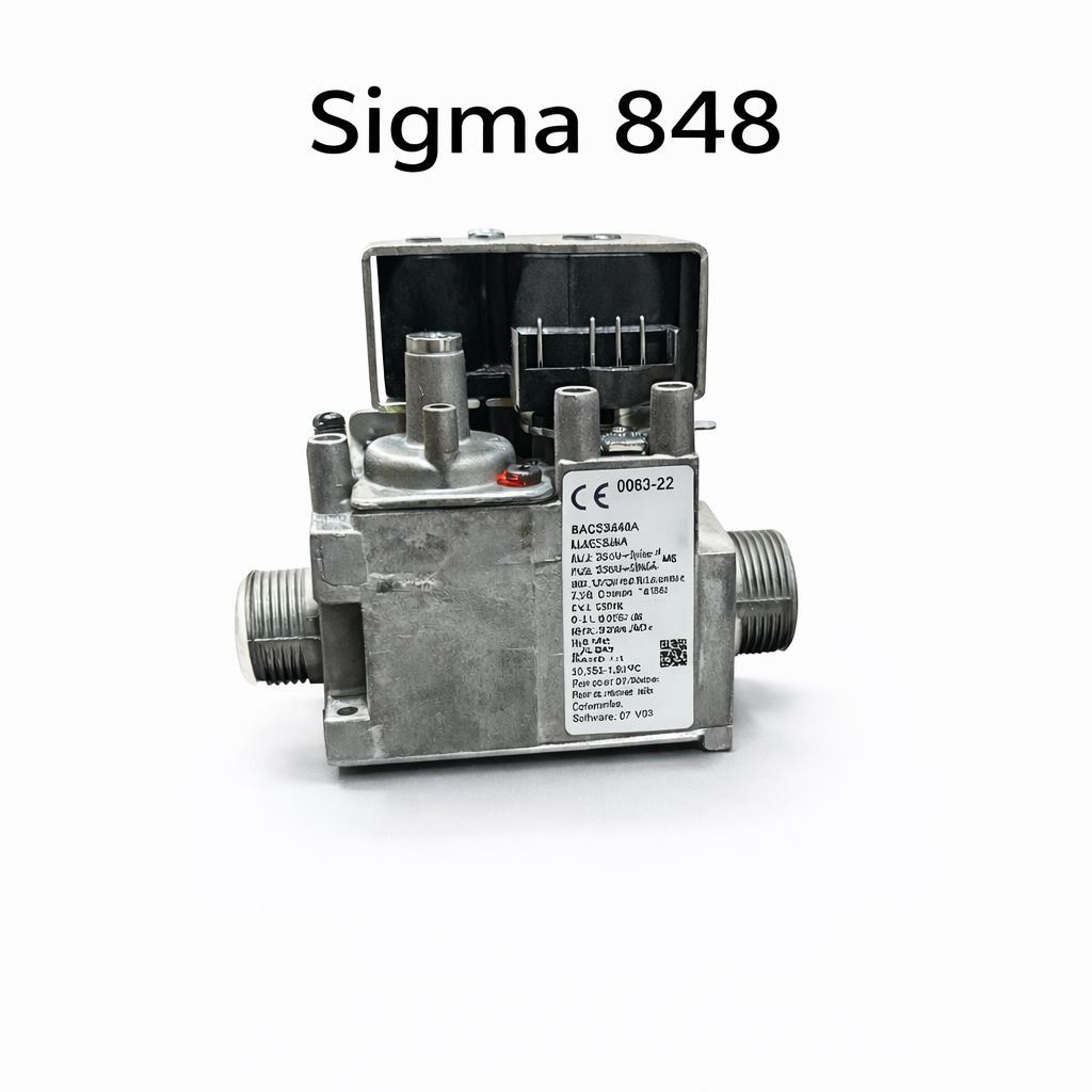 Qaz valfı Sigma 845V göy bobin